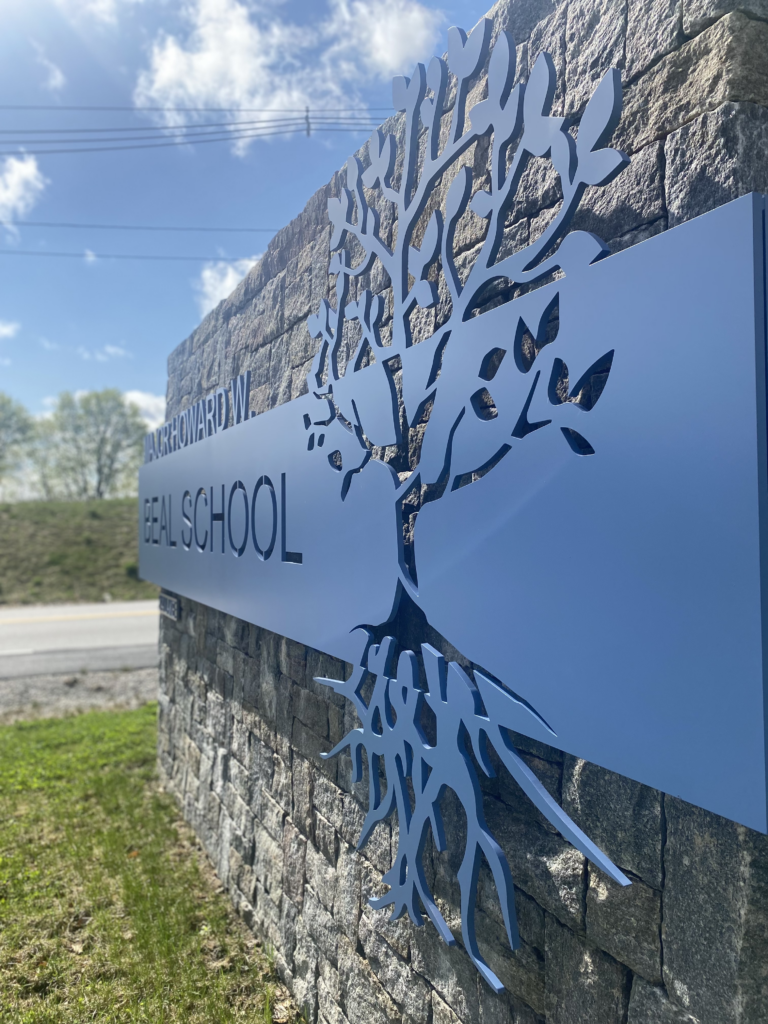 MAJOR HOWARD W. BEAL SCHOOL - Sunshine Sign